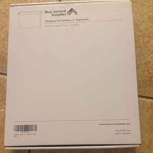 Hanging File Folders - Assorted Colors